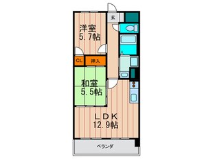 プロヴァンスの物件間取画像